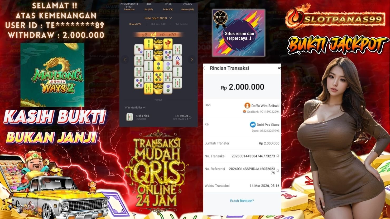 SLOTPANAS99 JACKPOT SLOT MAHJONG WAYS 2